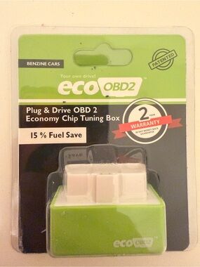 ecoOBD2 Plug & Drive OBD2 Economy Chip Tuning Box - Green/White